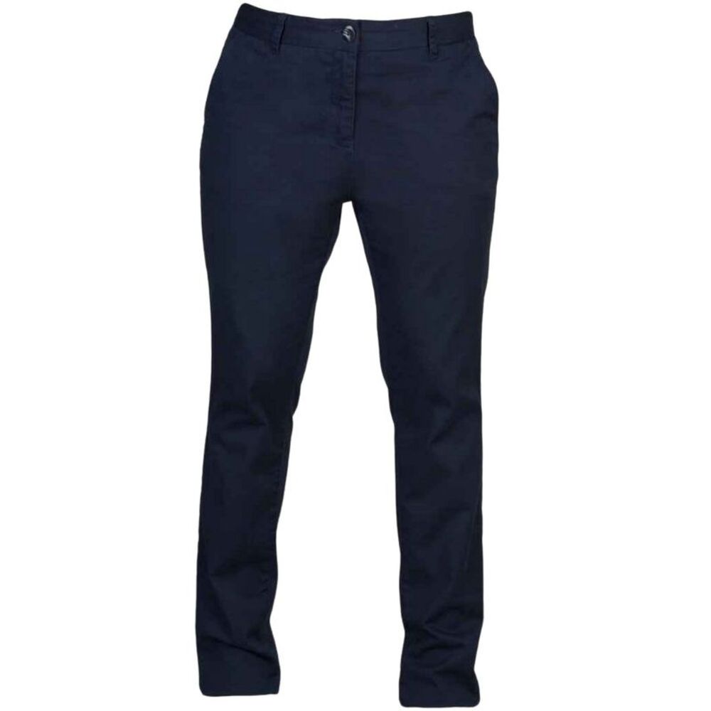 Front Row Womens/Ladies Stretch Chinos / Navy